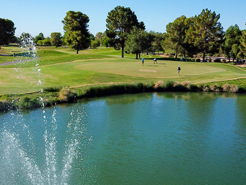 View of golf course